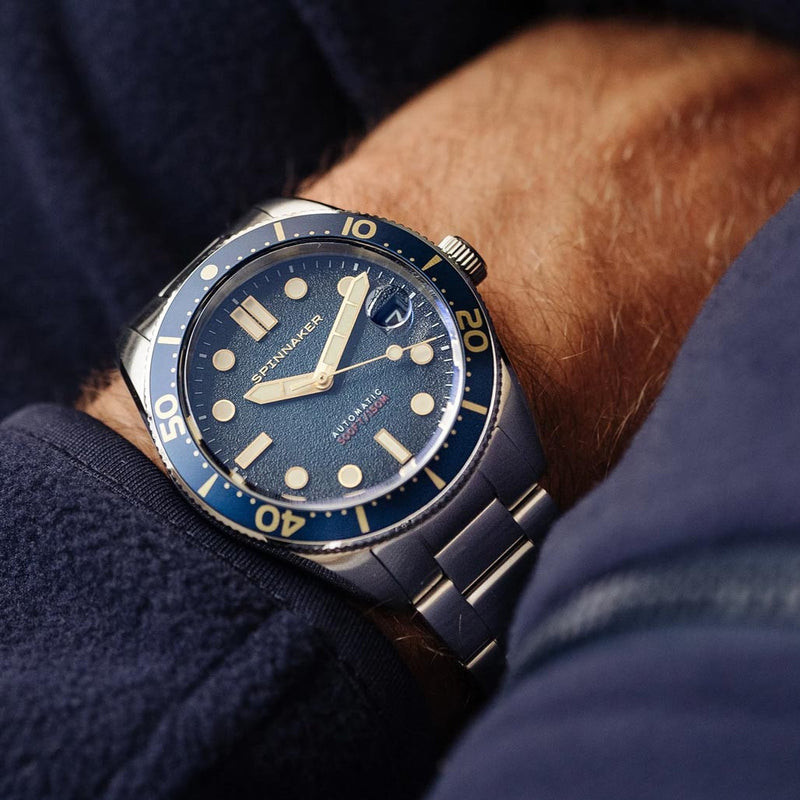 Spinnaker 40mm Croft Regiment Blue 150-Meter Automatic Dive Watch #SP-5100-22