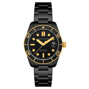Spinnaker "Black and Gold" Croft Automatic Sable Shine #SP-5100-33