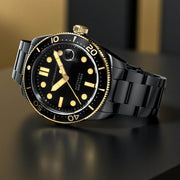 Spinnaker "Black and Gold" Croft Automatic Sable Shine #SP-5100-33