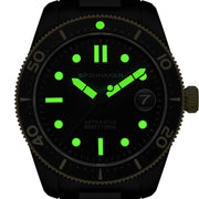 Spinnaker "Black and Gold" Croft Automatic Sable Shine #SP-5100-33