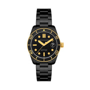Spinnaker "Black and Gold" Croft Automatic Sable Shine #SP-5100-33