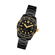 Spinnaker "Black and Gold" Croft Automatic Sable Shine #SP-5100-33