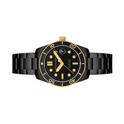 Spinnaker "Black and Gold" Croft Automatic Sable Shine #SP-5100-33