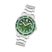 Spinnaker Hull Emerald Pearl Limited Edition Dive Watch #SP-5106-33