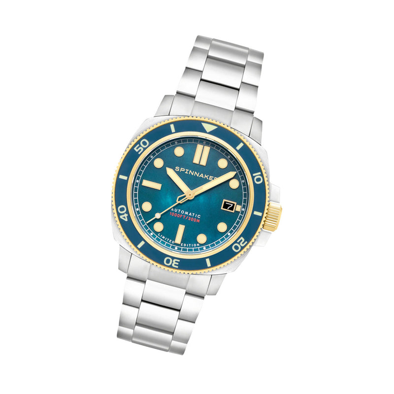 Spinnaker Hull Twilight Pearl Limited Edition Dive Watch #SP-5106-44