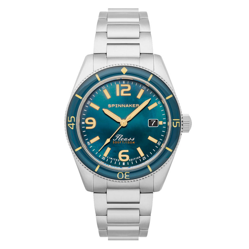 Spinnaker Fluess "Marine Pearl" Limited Edition Automatic Diver #SP-5108-22 zoom