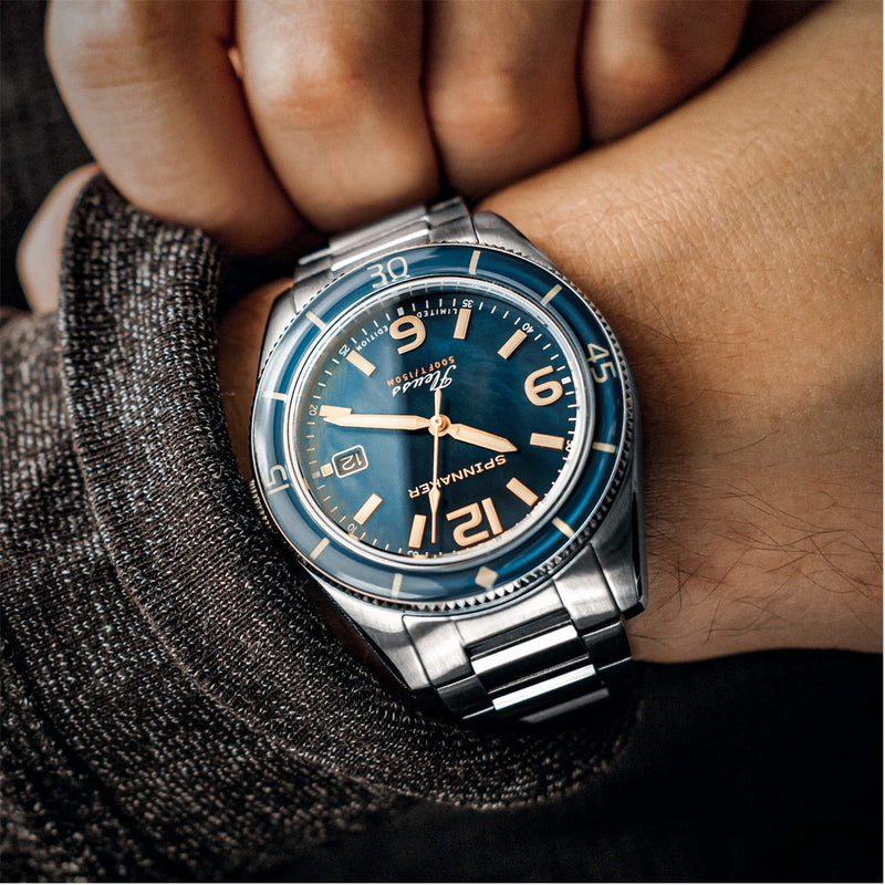 Spinnaker Fluess "Marine Pearl" Limited Edition Automatic Diver #SP-5108-22 lifestyle