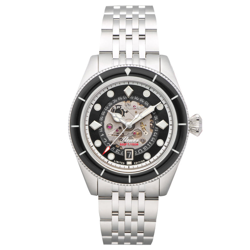 Spinnaker Fleuss Automatic Marlborough Ltd Edition with Storm Black Dial #SP-5116-11 zoom