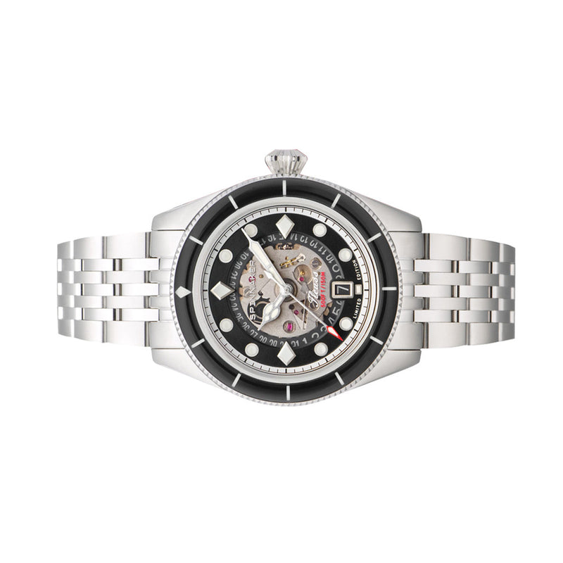 Spinnaker Fleuss Automatic Marlborough Ltd Edition with Storm Black Dial #SP-5116-11 side
