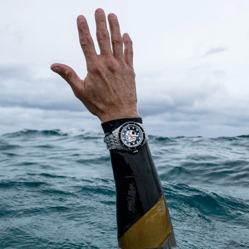 Spinnaker Fleuss Automatic Marlborough Ltd Edition with Storm Black Dial #SP-5116-11 lifestyle