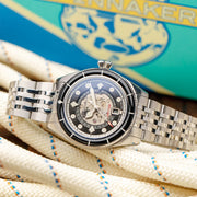 Spinnaker Fleuss Automatic Marlborough Ltd Edition with Storm Black Dial #SP-5116-11 lifestyle