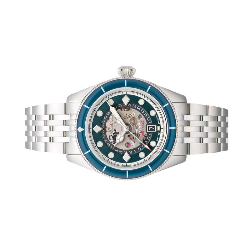 Spinnaker Fleuss Automatic Marlborough Ltd Edition with Teal Dial #SP-5116-22 side
