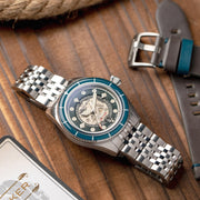 Spinnaker Fleuss Automatic Marlborough Ltd Edition with Teal Dial #SP-5116-22 lifestyle