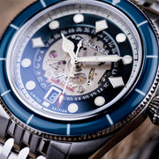 Spinnaker Fleuss Automatic Marlborough Ltd Edition with Teal Dial #SP-5116-22 lifestyle