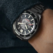Spinnaker Fleuss Automatic Severn Black Skeleton Dial #SP-5118-11