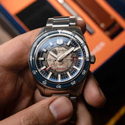 Spinnaker Fleuss Automatic Severn Blue Skeleton Dial #SP-5118-22