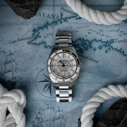 Spinnaker Fleuss Automatic Severn White Skeleton Dial #SP-5118-33