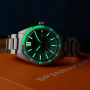 Spinnaker Fleuss Automatic Severn Turquoise Skeleton Dial #SP-5118-44