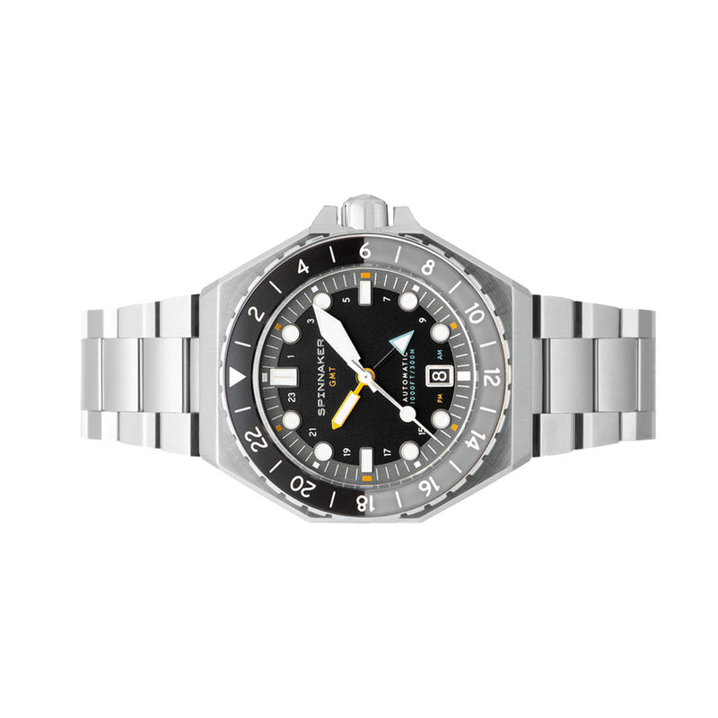 Spinnaker Dumas GMT Harbour Grey Automatic Dive Watch #SP-5119-11