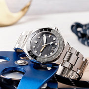 Spinnaker Dumas GMT Harbour Grey Automatic Dive Watch #SP-5119-11