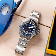 Spinnaker Dumas GMT Navy Black Automatic Dive Watch #SP-5119-22
