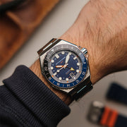 Spinnaker Dumas GMT Navy Black Automatic Dive Watch #SP-5119-22