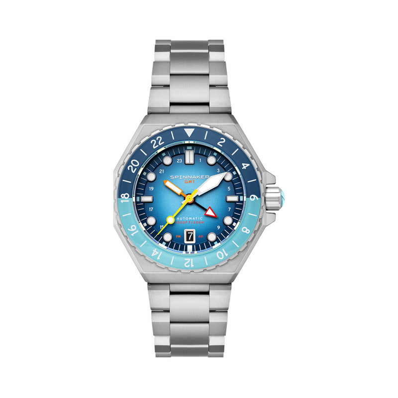 Spinnaker Dumas GMT Automatic Watch with Ocean Blue Dial #SP-5119-55