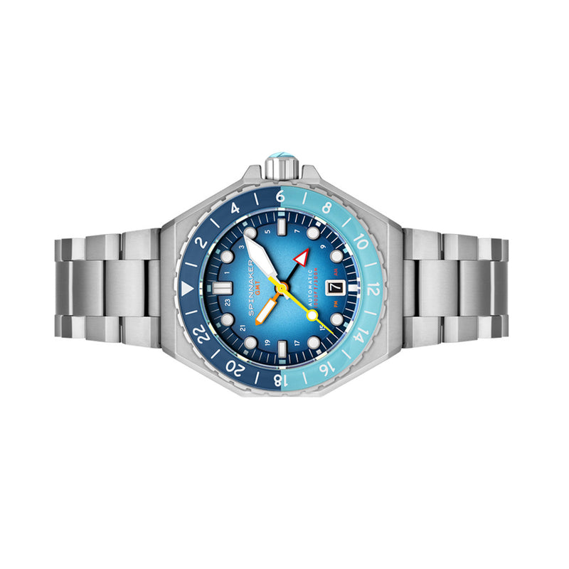Spinnaker Dumas GMT Automatic Watch with Ocean Blue Dial #SP-5119-55
