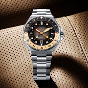 Spinnaker Dumas GMT Automatic Watch with Reversed Grey Dial #SP-5119-88