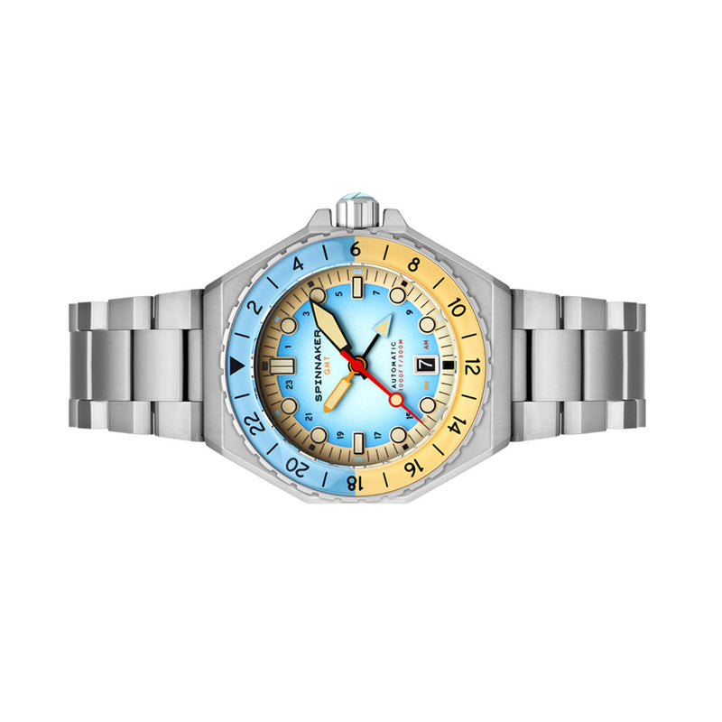 Spinnaker Dumas GMT Automatic Watch with Light Blue Dial #SP-5119-99