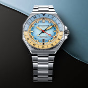 Spinnaker Dumas GMT Automatic Watch with Light Blue Dial #SP-5119-99