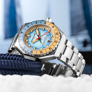 Spinnaker Dumas GMT Automatic Watch with Light Blue Dial #SP-5119-99