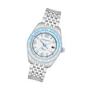 Spinnaker Fleuss GMT Automatic Watch with Moon White Dial #SP-5120-22