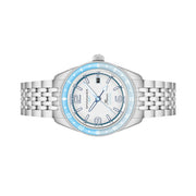 Spinnaker Fleuss GMT Automatic Watch with Moon White Dial #SP-5120-22