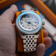 Spinnaker Fleuss GMT Automatic Watch with Moon White Dial #SP-5120-22