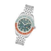 Spinnaker Fleuss GMT Automatic Watch with Tropical Green Dial #SP-5120-33