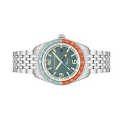 Spinnaker Fleuss GMT Automatic Watch with Tropical Green Dial #SP-5120-33