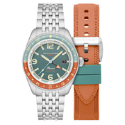 Spinnaker Fleuss GMT Automatic Watch with Tropical Green Dial #SP-5120-33