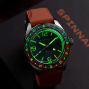 Spinnaker Fleuss GMT Automatic Watch with Tropical Green Dial #SP-5120-33