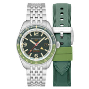 Spinnaker Fleuss GMT Automatic Watch with Forest Green Dial #SP-5120-44