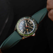 Spinnaker Fleuss GMT Automatic Watch with Forest Green Dial #SP-5120-44