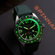 Spinnaker Fleuss GMT Automatic Watch with Forest Green Dial #SP-5120-44