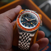 Spinnaker Fleuss GMT Automatic Watch with Cerulean Blue Dial #SP-5120-55