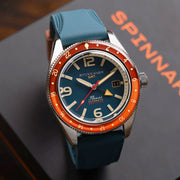 Spinnaker Fleuss GMT Automatic Watch with Cerulean Blue Dial #SP-5120-55
