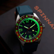 Spinnaker Fleuss GMT Automatic Watch with Cerulean Blue Dial #SP-5120-55