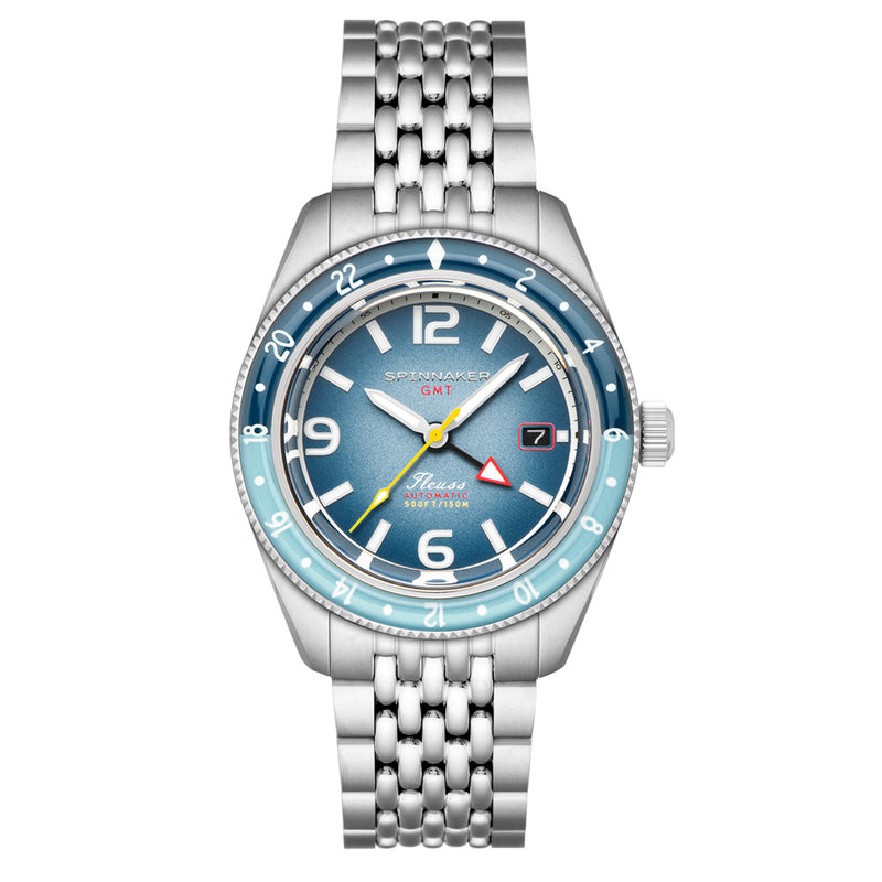 Spinnaker Fluess GMT Automatic Watch with Nebula Blue Dial #SP-5120-66