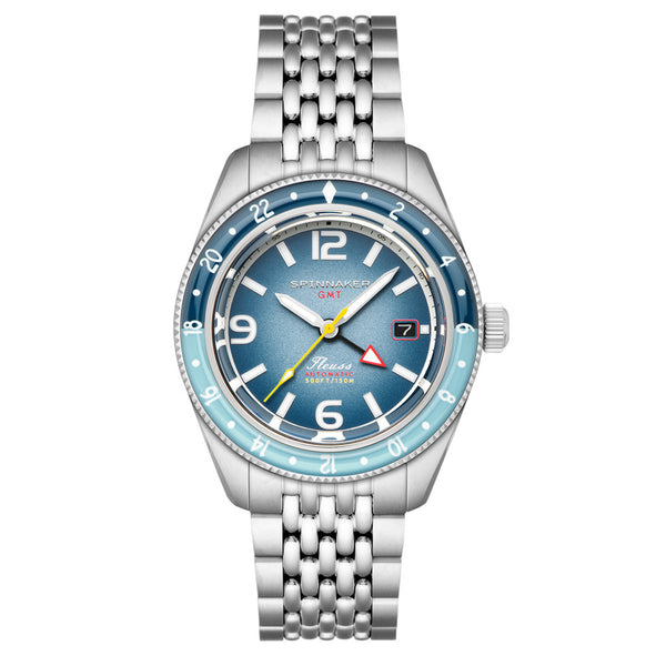 Spinnaker Fluess GMT Automatic Watch with Nebula Blue Dial #SP-5120-66