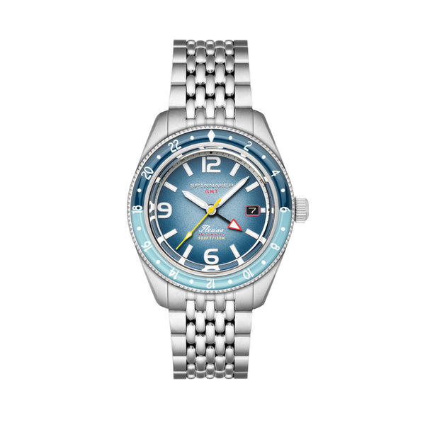 Spinnaker Fluess GMT Automatic Watch with Nebula Blue Dial #SP-5120-66