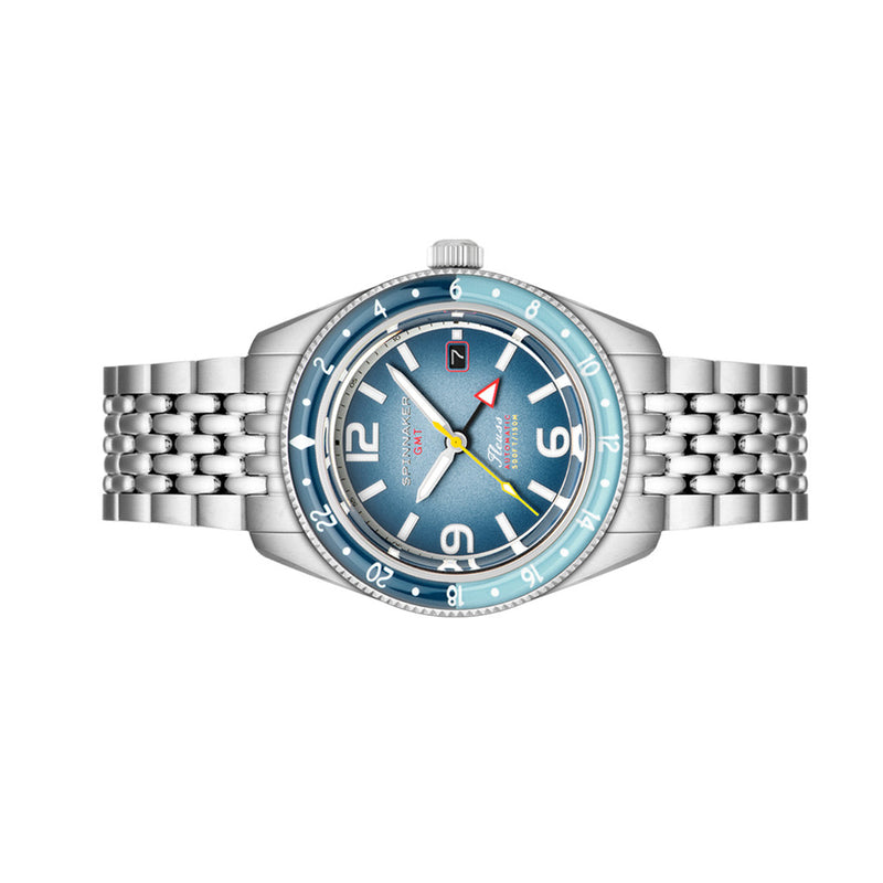 Spinnaker Fluess GMT Automatic Watch with Nebula Blue Dial #SP-5120-66