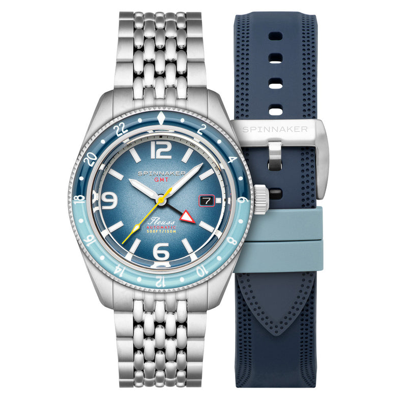 Spinnaker Fluess GMT Automatic Watch with Nebula Blue Dial #SP-5120-66